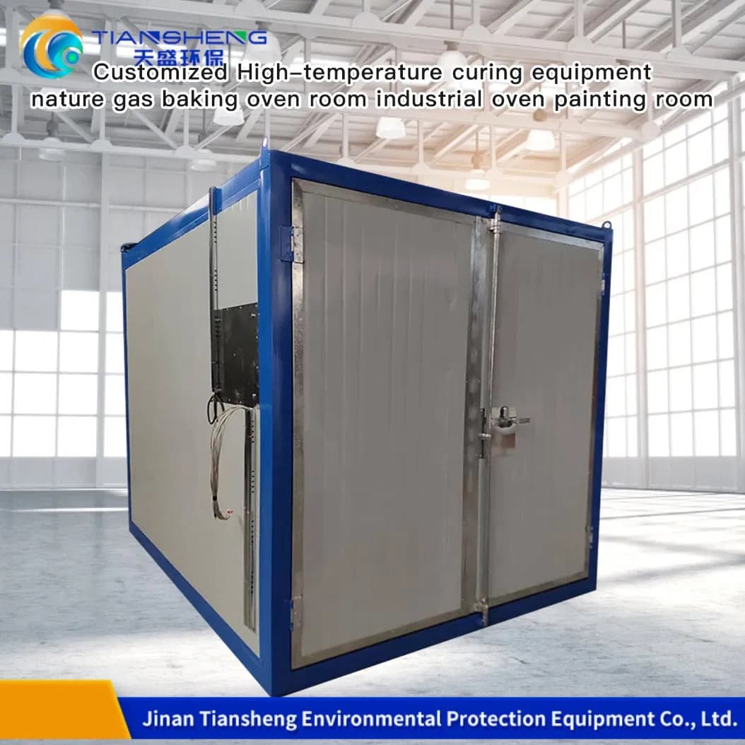 High Temperature Baking Paint Room, Electric Heating Baking Room, Intelligent Control of Temperature Rise, Electrostatic Spraying Complete Set of Equipment