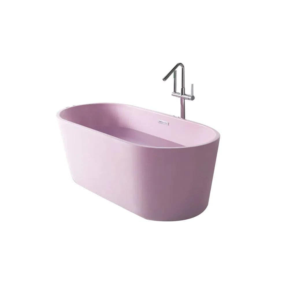 Lovely Indoor Bath Tub Pink Bath Tub Free Standing Bathroom Bathtub Bath Tub