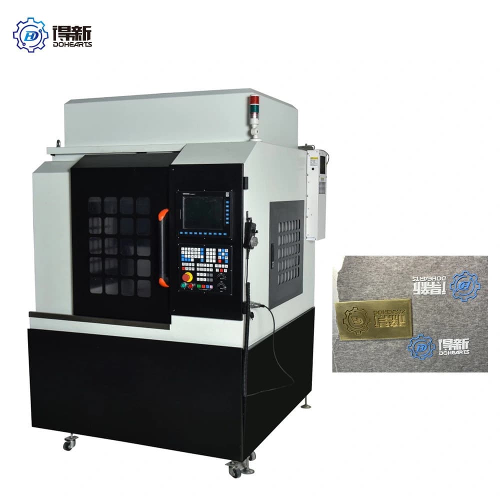 High Precise CNC Mould Engraving Milling Machine for Cooper and Aluminium Steel Shoe/Label/Keychain/USB Cover/Wristband Mold Making Machine