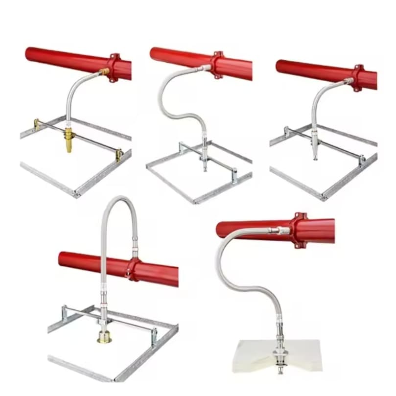 FM UL Stainless Steel 304 316 Different Types Braided Fire Fighting System Flexible Hose