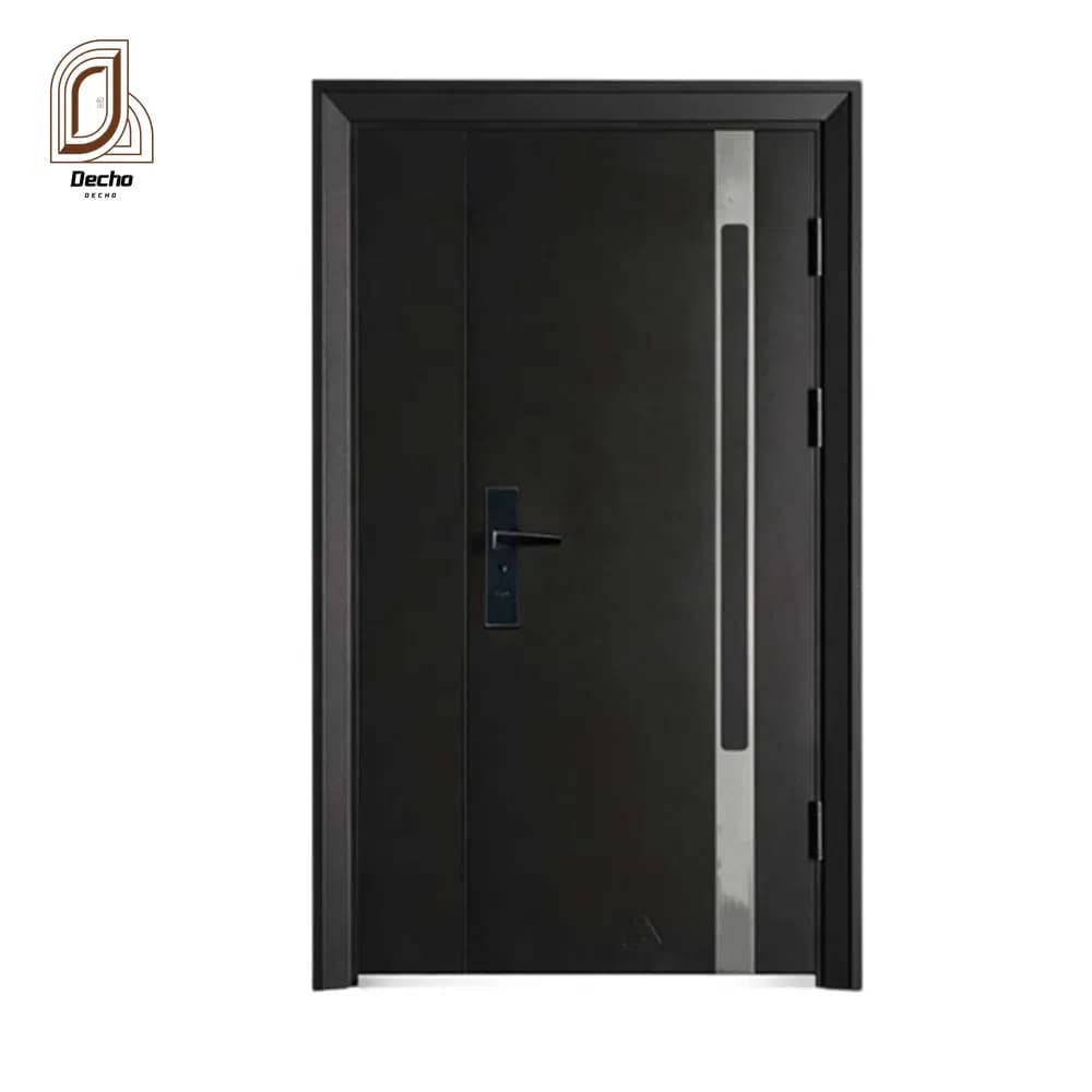 China Factory Single/ Double/ New Turkish Design/ Exterior /Secure/ Metal / Steel Door for Home, Apartment