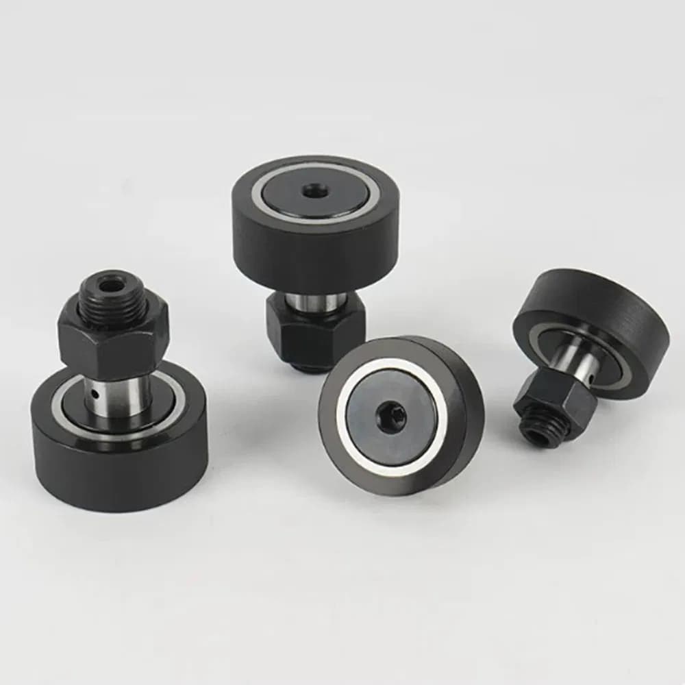 Coated Cam Follower Bearings Polyurethane-Covered Roller Bearings