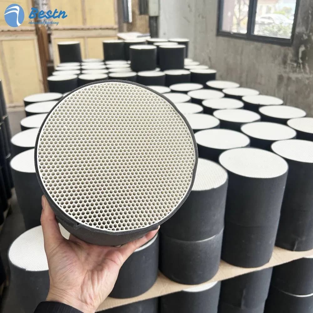 Cordierite Mullite Honeycomb Ceramic Block 142*152mm 100*100*100mm for HVAC Heat Recovery Device