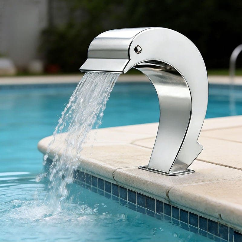 Customizable Factory 304 Stainless Steel Artificial Swimming Pool Water Curtain Fountain Waterfall