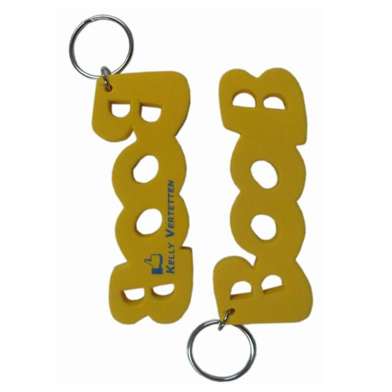 Safety EVA Floating Keyring Keychain Key Ring Key Chain Water Buoyant Keychain for Kayak Canoe Marine Nautical Boating Swim Beach Outdoor Sport