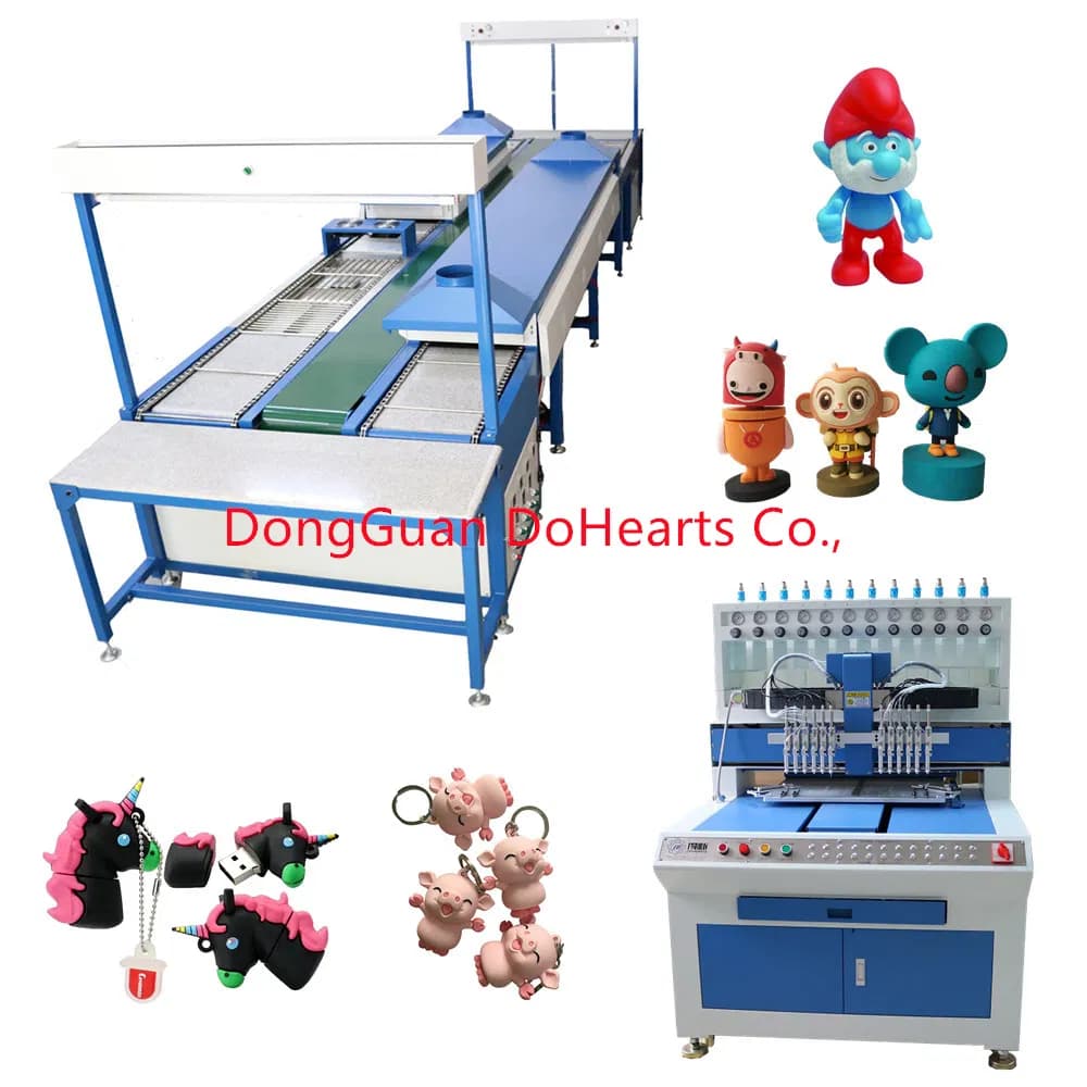 12 Color Automatic PVC 3D USB Flash Drive Making Machine