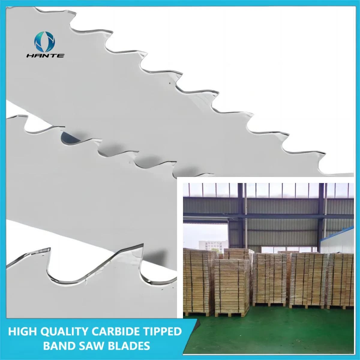 High Quality 67*1.6*1.4/2 Carbide Tipped Bandsaw Blade for High Temperature Alloy Steel