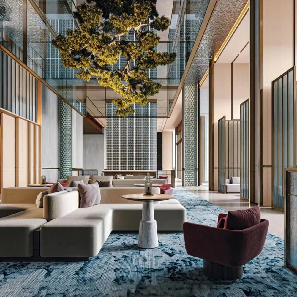 Custom Hotel Lobby Lounge Sofa Living Room Furniture Modern Hotel Chair
