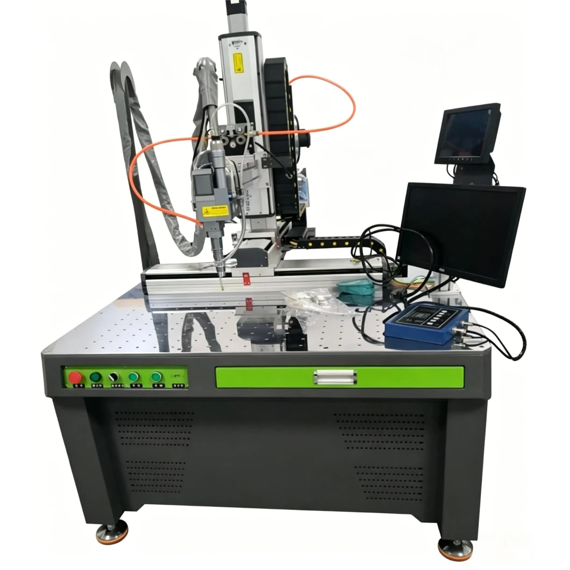 Versatile Three-Axis Laser Cutting and Welding System for Professionals