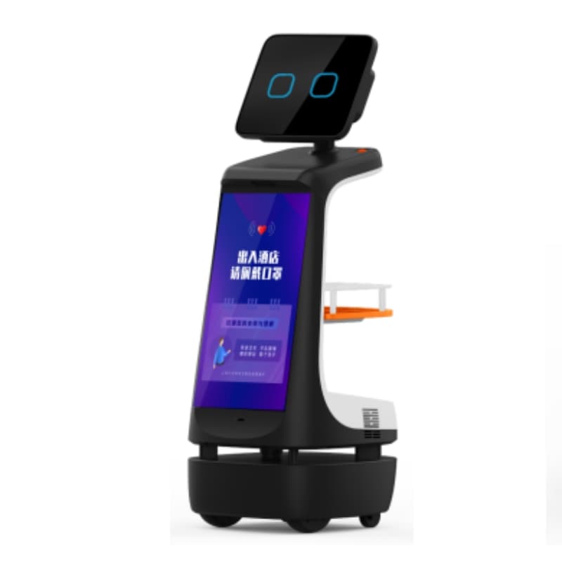High-Durability Multi-Language Voice-Interactive Office Reception Robot