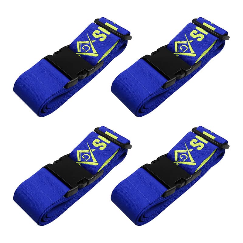 Adjustable Suitcase Belts Heavy Duty Non-Slip Travel Luggage Straps with Quick-Release Buckle Travel Accessories Bag Straps