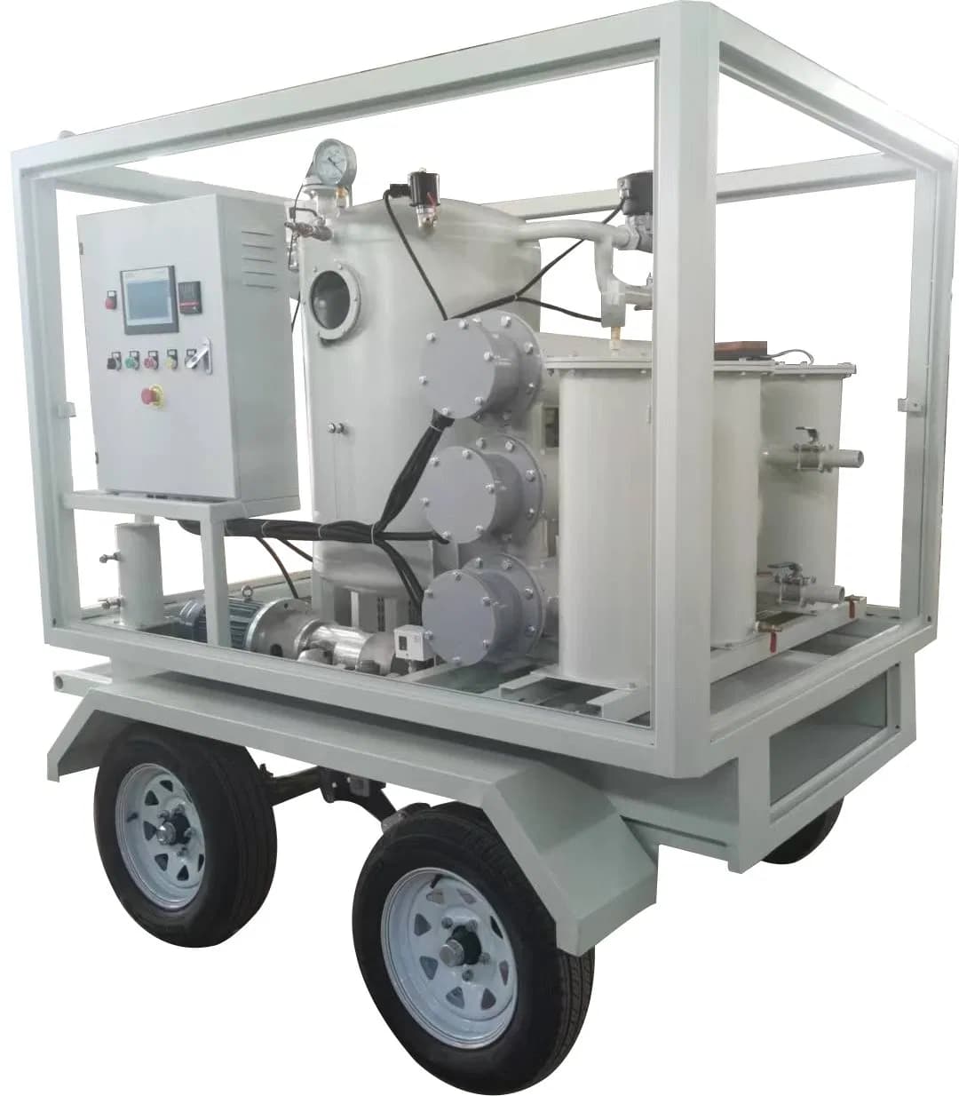 Double Stage Vacuum Transformer Oil Filtration Machine