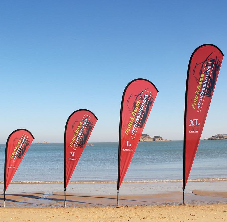 Custom Printed Metal Cross Base Feather Flag Wind-Resistant Heat Transfer Printed Portable Outdoor Promotional Beach Banner