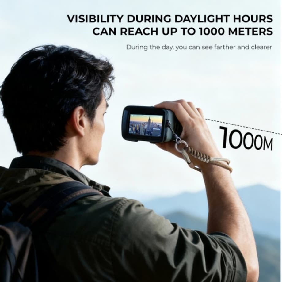 High-Resolution Self-Developed High-Sensitivity Reliable Night Vision Goggles for Security Patrol