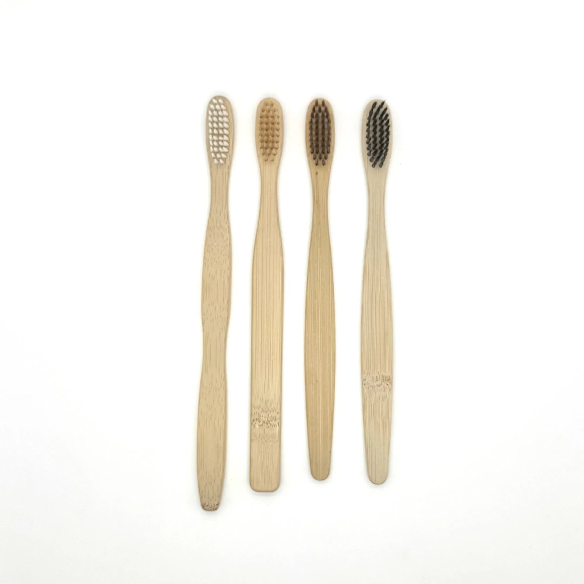 Kraft Box Packed Bamboo Toothbrush Natural Biodegradable for Hotel Amenities 05