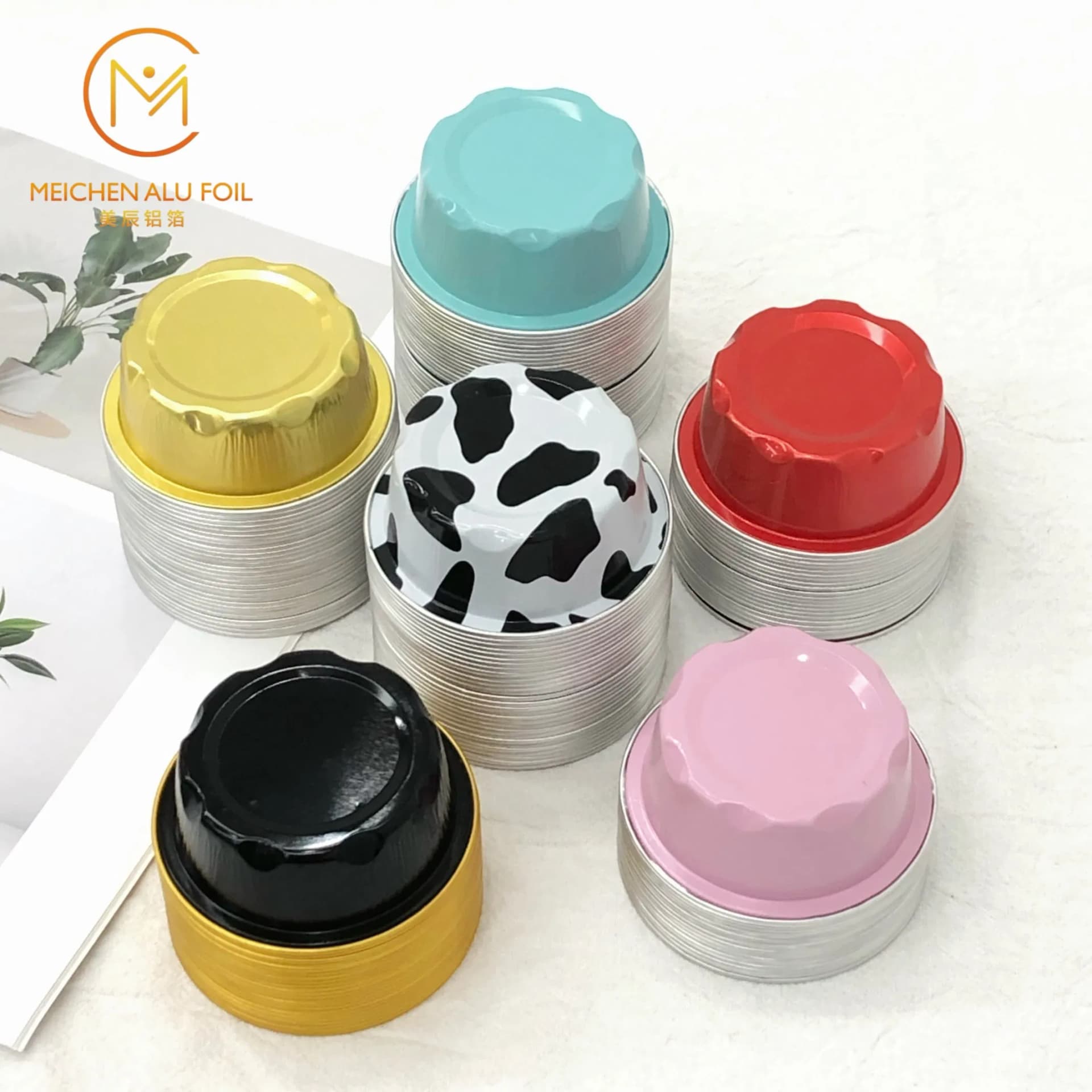 58ml Disposable Aluminum Foil Food Container Microwave Safe Packaging Takeout Baking Tray