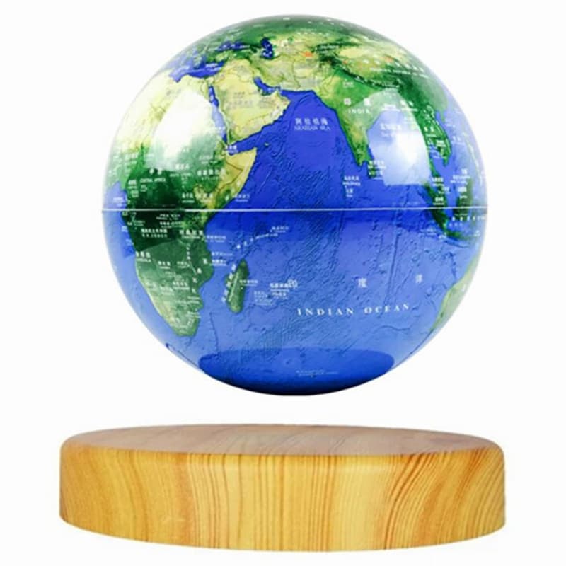 Factory Wholesale spinning Rotating Magnetic Levitation Globe, Floating Globe Light World Map 7inch for Office Gifts Decoration