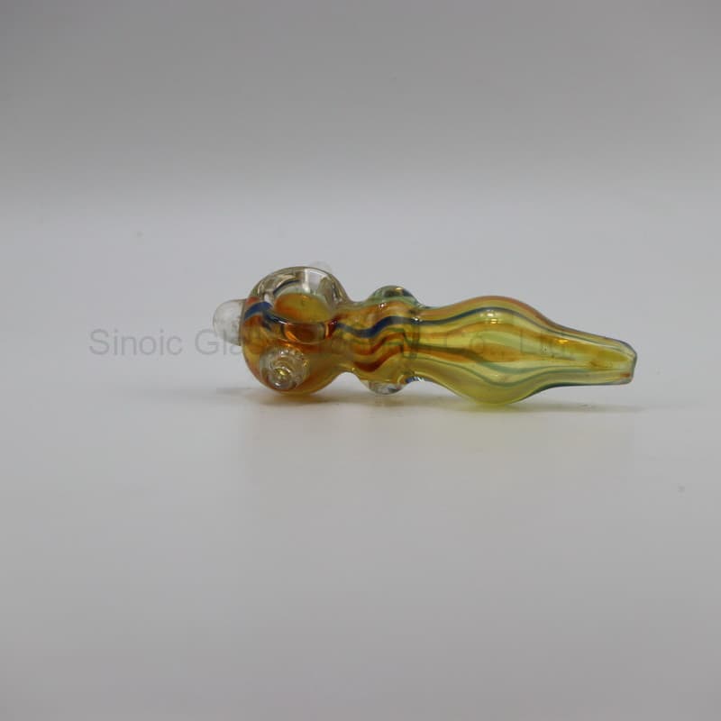 Colorful Glass Unique Design Pocket-Size Borosilicate Glass Spoon Smoking Hookah