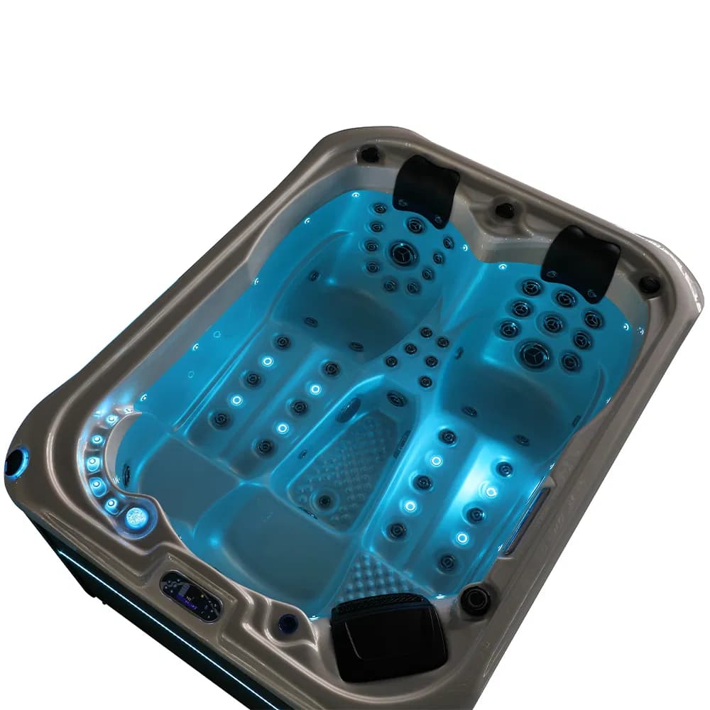 New Style Brown Outdoor Spas Hot Tubs Acrylic Whirlpool Bathtub