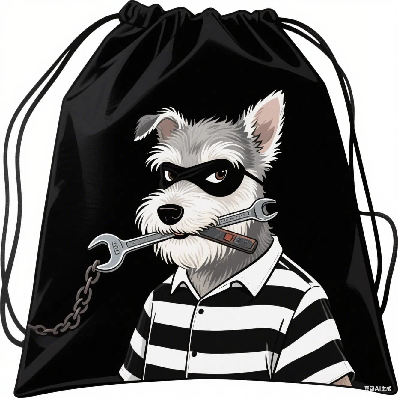 Dye Sublimation Drawstring Backpack Bag with Custom Printed
