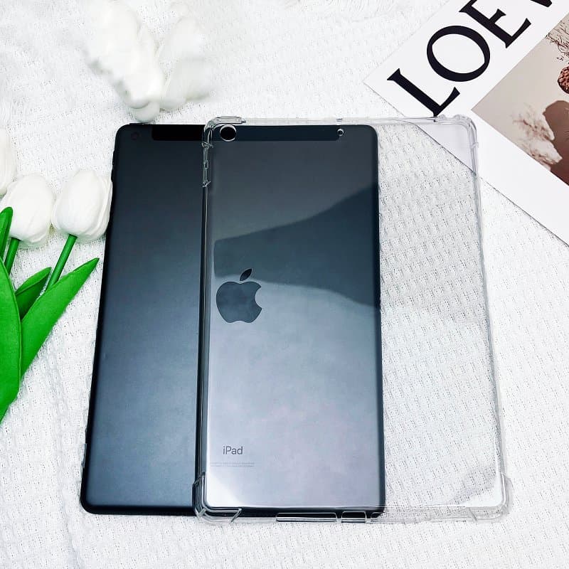 Suitable for 2025 iPad Apple 10.2-Inch Transparent TPU Material Protective Case Air5 Full Package Soft Case Air/iPad/PRO9.7-11 Inch Airbag Protection