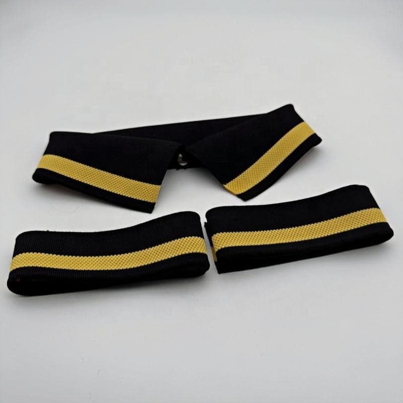 Super Factory Custom Polo Shirt Flat Knit Jacquard Collar Rib and Cuff