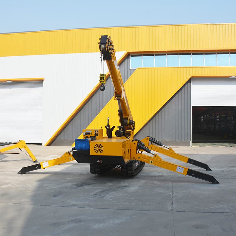 3/5/8/10/12tons Mobile Crane Stable Crawler Spider Crane for Industrial Maintenance