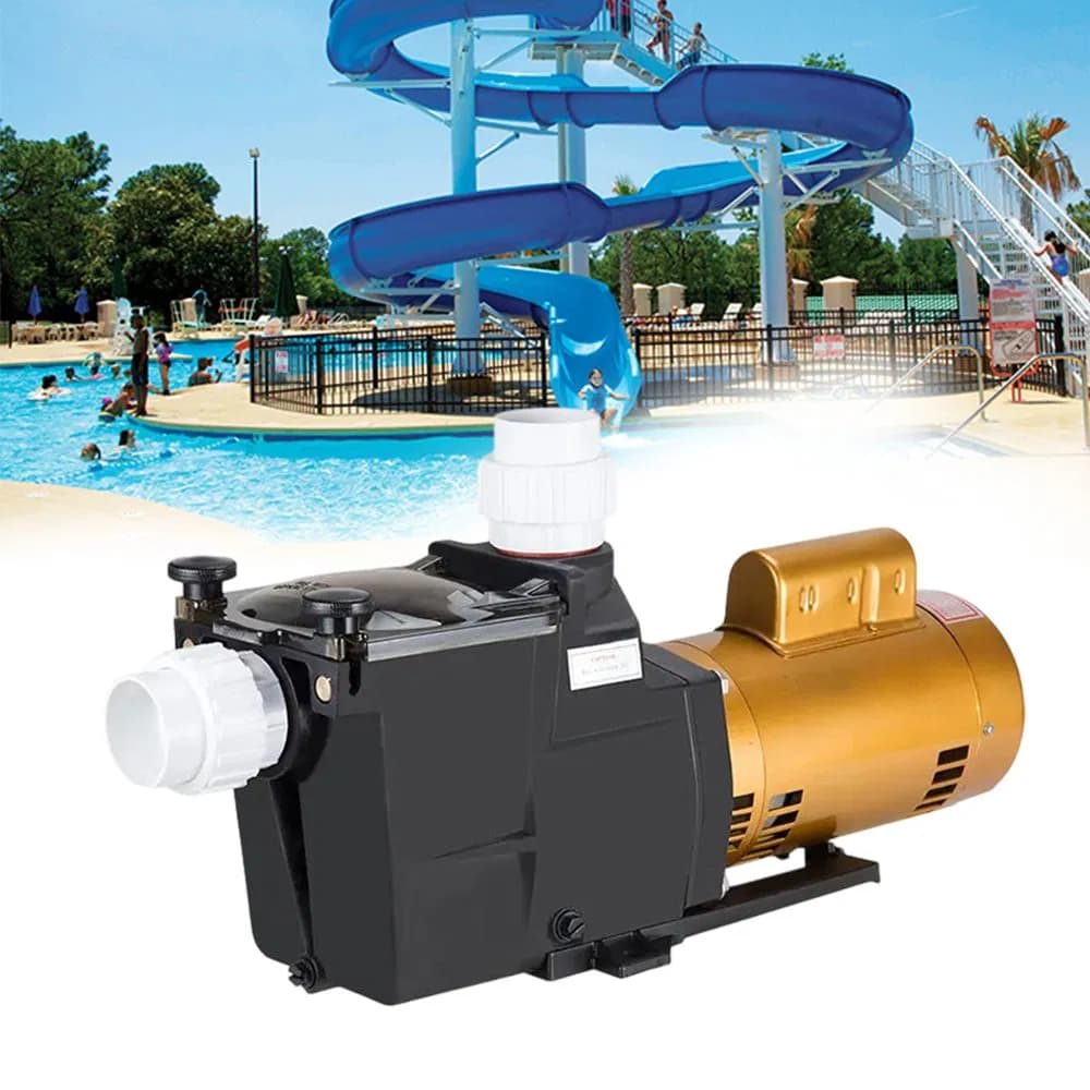 High Capacity Swimming Pool Pump for Fast Water Circulation and Debris Removal