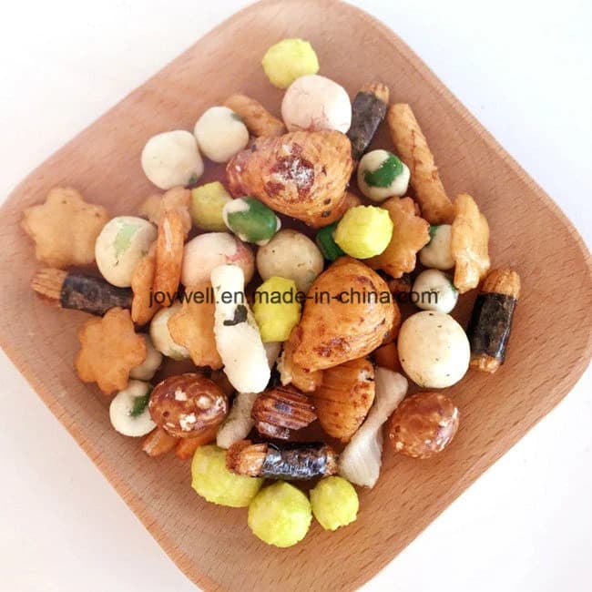 Hot Sale Good Taste Different Color Crispy Rice Crackers Colorful Mix Snacks