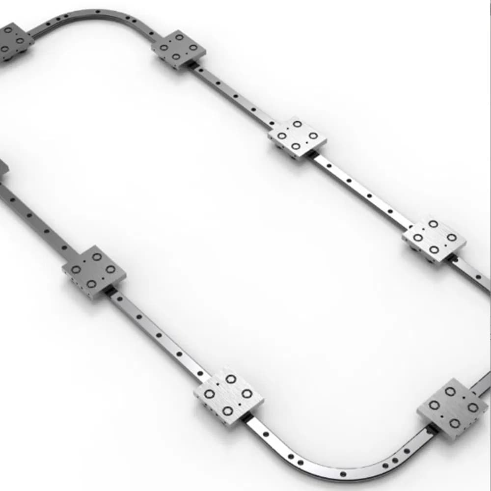 Rectangular Arc Guide Curved Circular Linear Block Rail