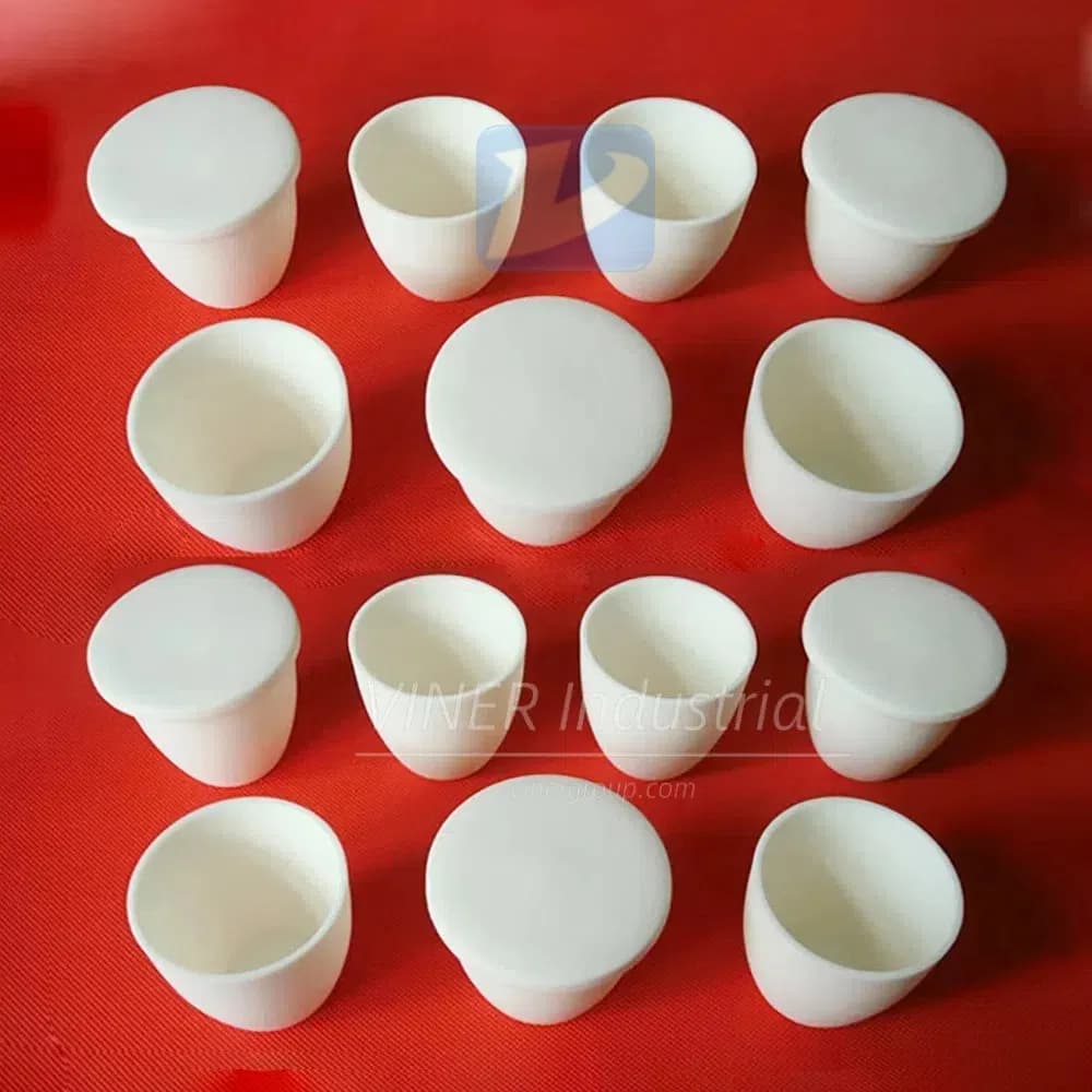 99.9% Ceramic Alumina Crucible for Melting Platinum, Gold, Silver, Copper