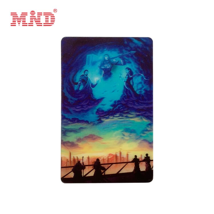 Card Factory Hot Sale Customized 85.5X54*0.55mm 3D Lenticular Printing Postcard/ Business Card/ Photocard