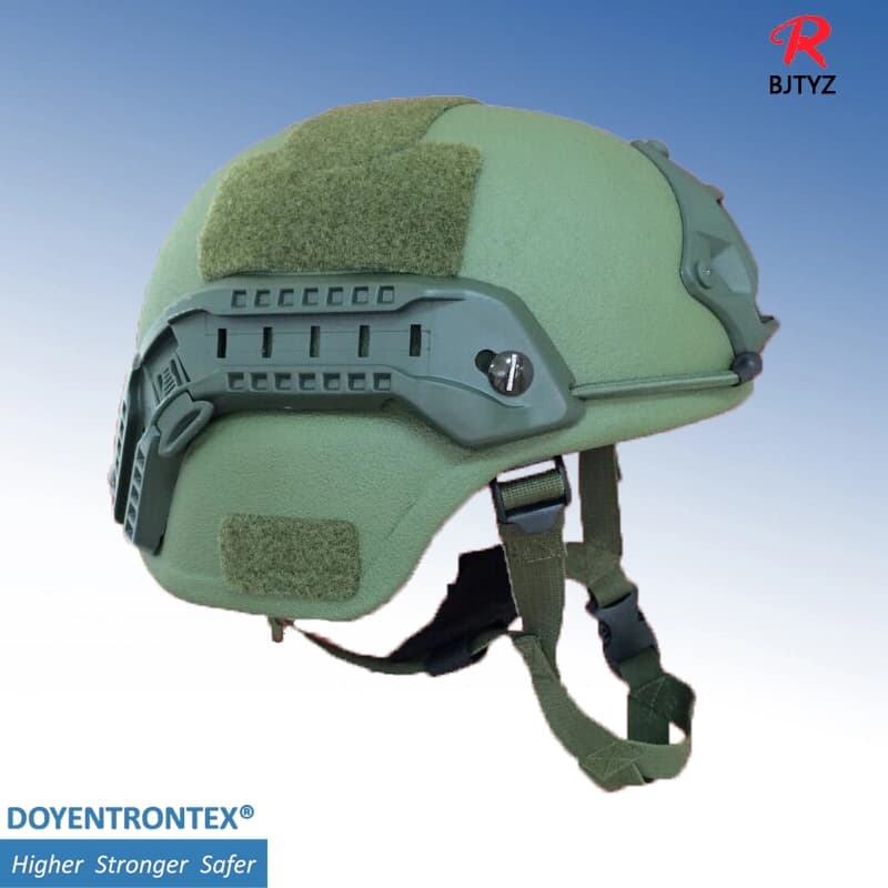 Nij Iiia. 44, 9mm PE Hmpe Full Face Material Mich Bulletprof Tactical Helmet