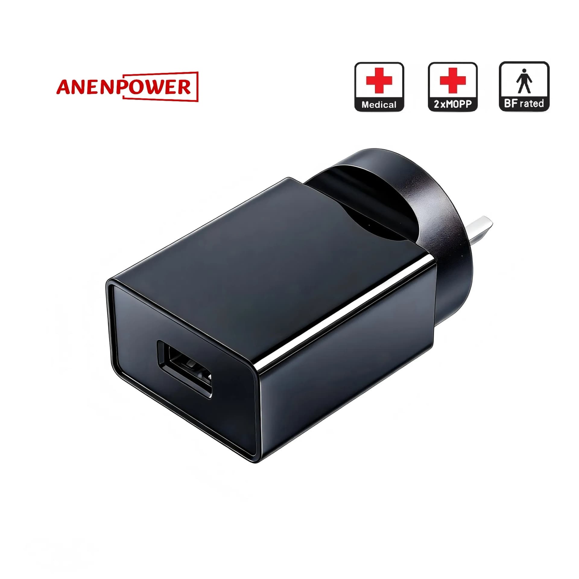 IEC 60601-1 Rcm Certified Medical Power Adapter 5V 1A Au Plug AC/DC Power Supply for Portable ECG Monitors