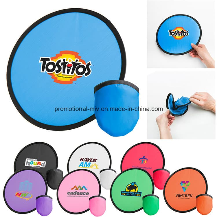 Colorful Fabric Polyester Flying Disc for Promotional Gifts
