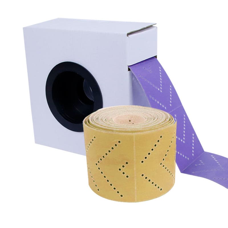 Abrasive Sheet Roll Automotive Sanding Roll Sandpaper Multi-Hole 70mmx12m Rectangular Hand Torn Sandpaper Roll 3in1 Dry Sanding Roll