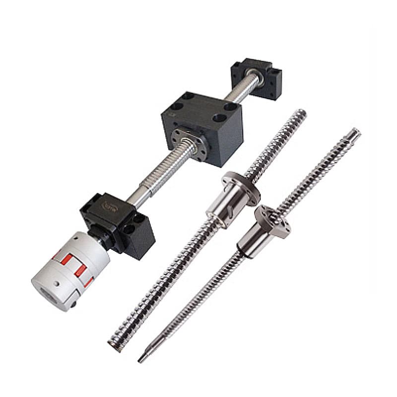 Precision Milled T8 Assembly Flanged 16mm Ball Screw 2000mm