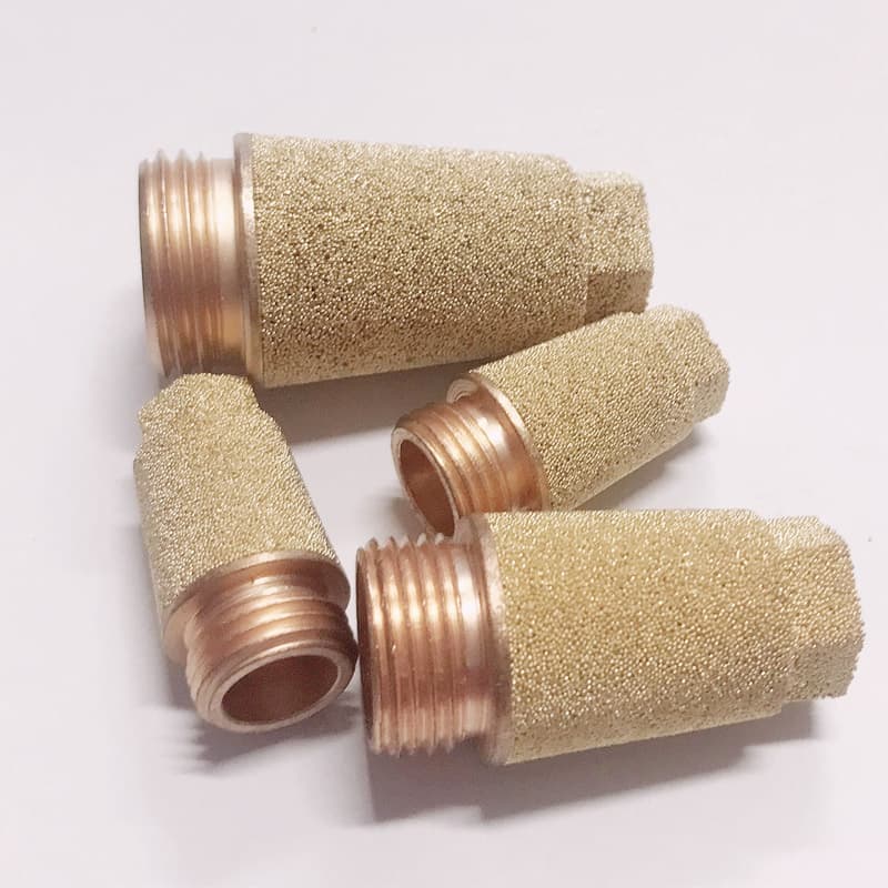 NPT3/4 Sintered Brass Bronze Throttle Muffler for Air Cylinder