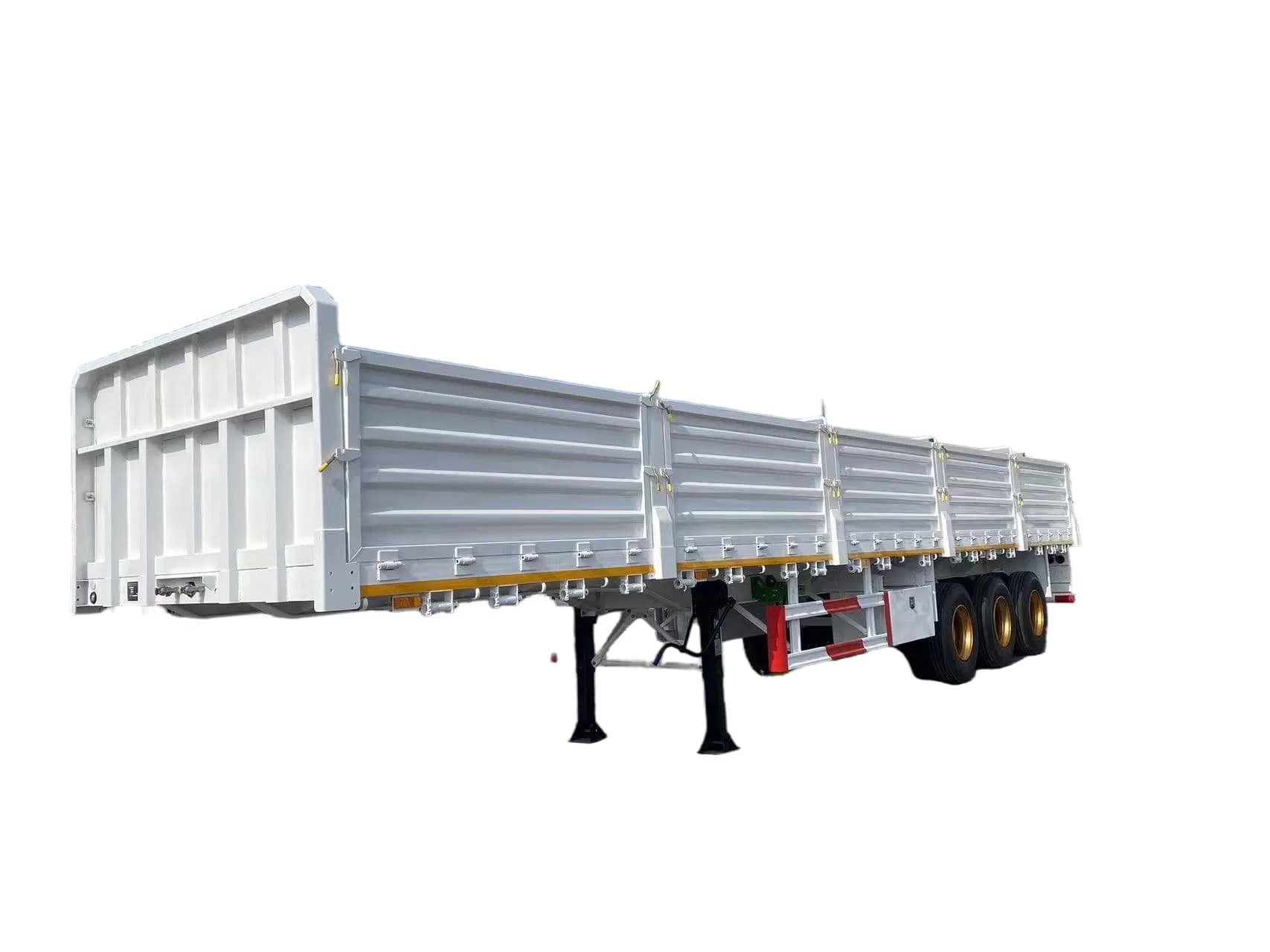 Durable Three-Axle Semi-Trailer for Efficient Freight Shipping Needs