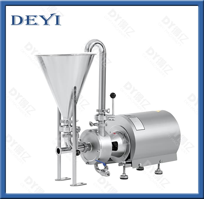 2023 Sanitary Stainless Steel Liquid Powder Concrete Mixing Pump Factory Processing Machinery Mixing Pump