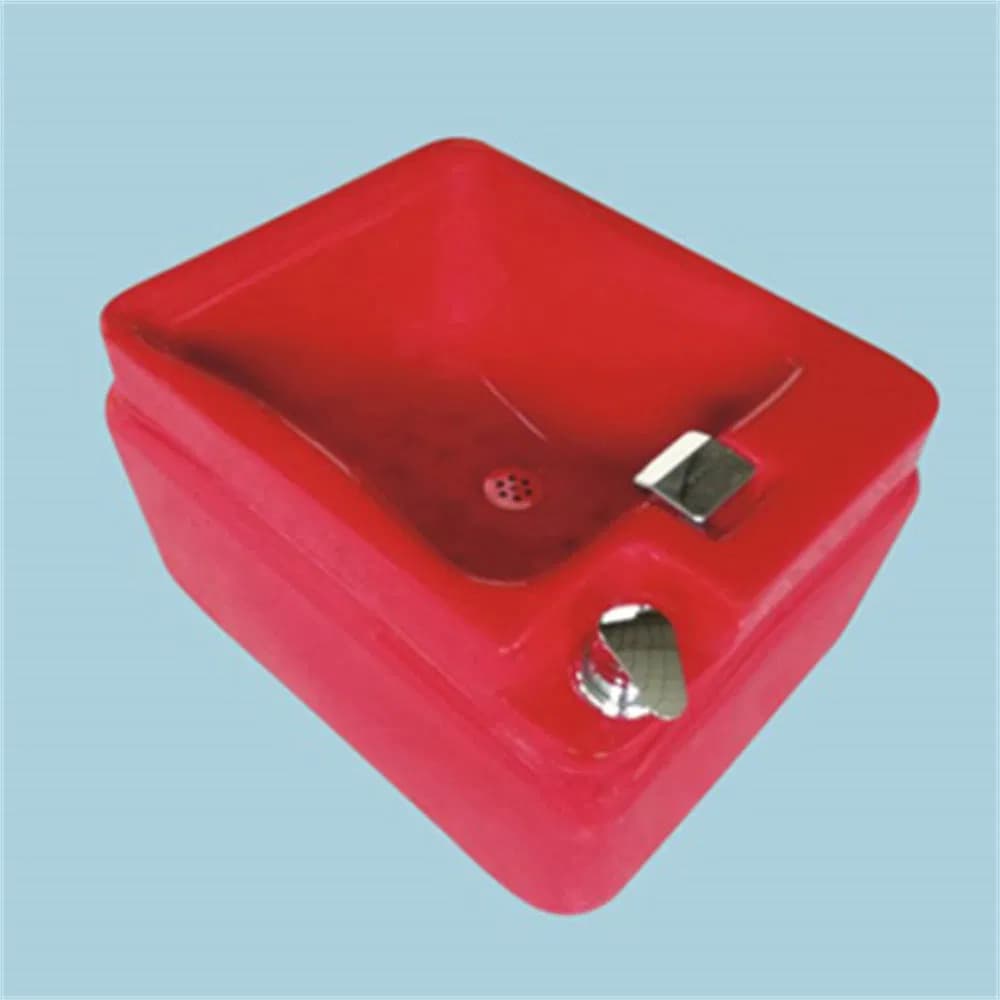 Modern Design Freestanding Fancy Red Color Acrylic Foot Bath Tub with Massage