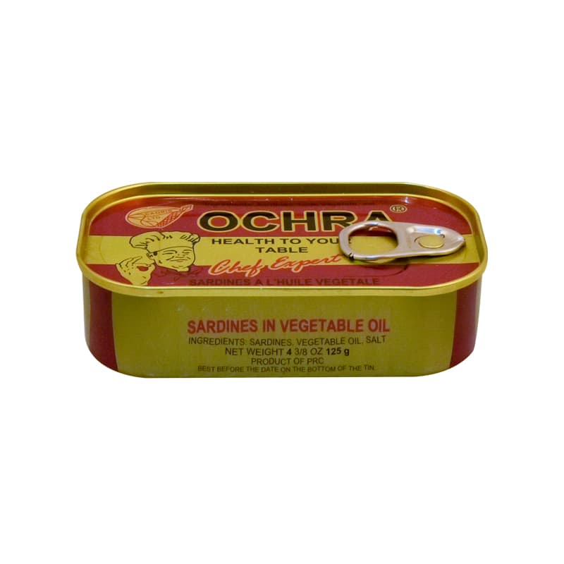 2022 Hot Selling in Gabon Cheap Price Canned Sardine Best Sardine in Vegetable Oil Supplier with OEM Brand