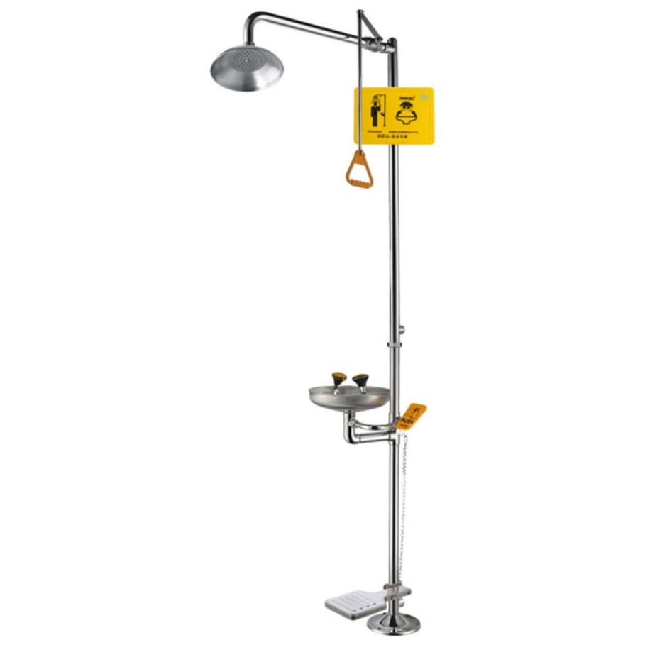 Most Popular Leak-Proof Industrial Stainless Steel Eyewash Station Emergency Shower Portable for Mining Site