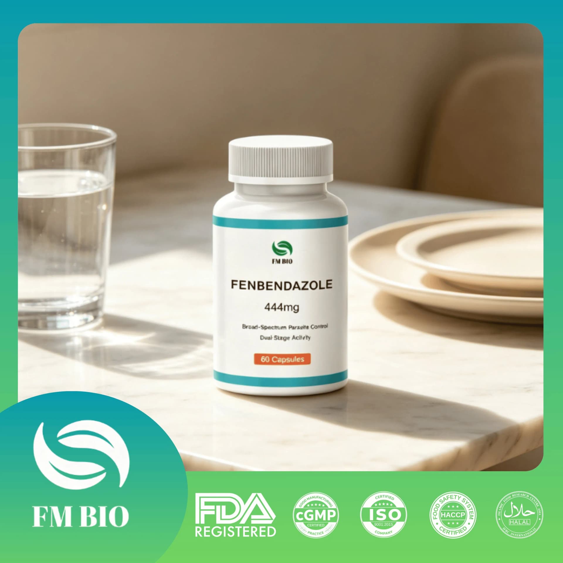 Fenbendazole Capsules Broad-Spectrum Veterinary Anthelmintic for Research Purposes Only