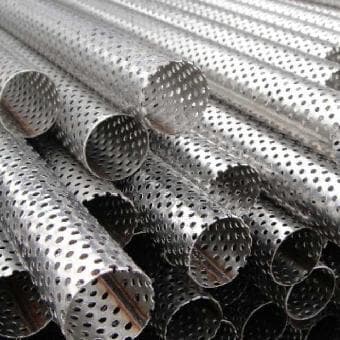 Ss Decorative Perforated Sheet Metal Panels PVC Coated Hold Size 0.5-8.0