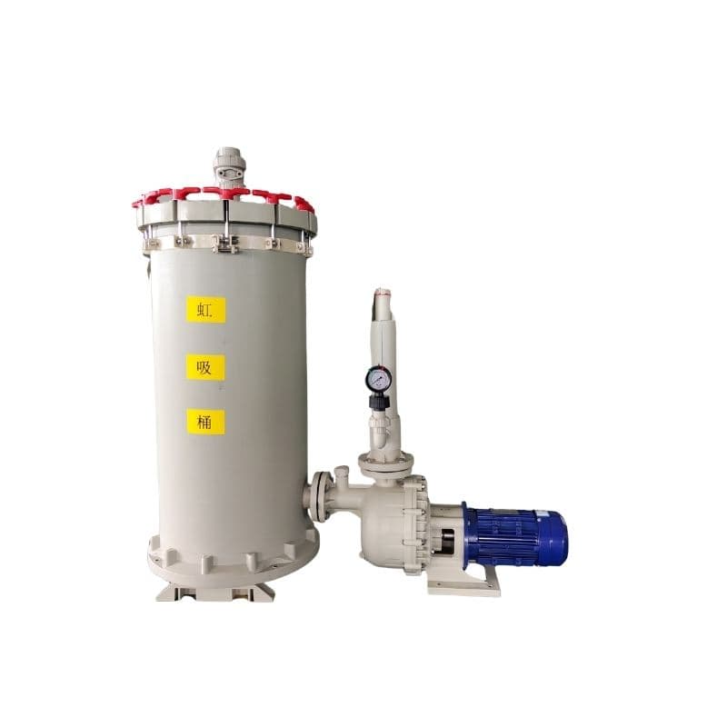 Corrosion Resistant PP Priming Tank with Durable Lightweight Alternative to Steel for Pump Suction Support