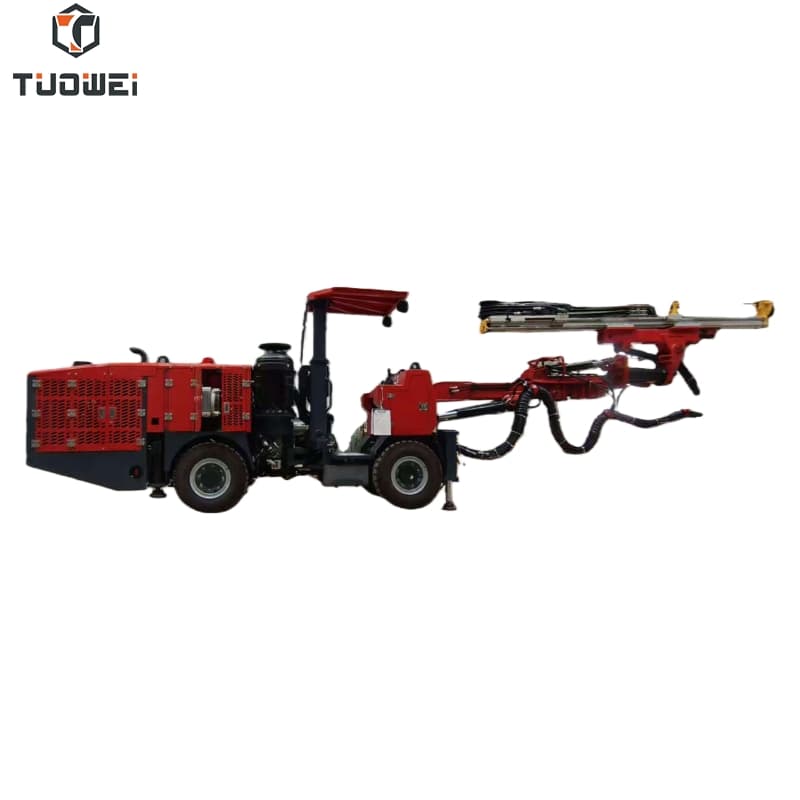 High Efficiency Mining Machinery Crawler Single Arm Rock Drilling Rig for Hydropower Tunnel Blasting Hole Drilling