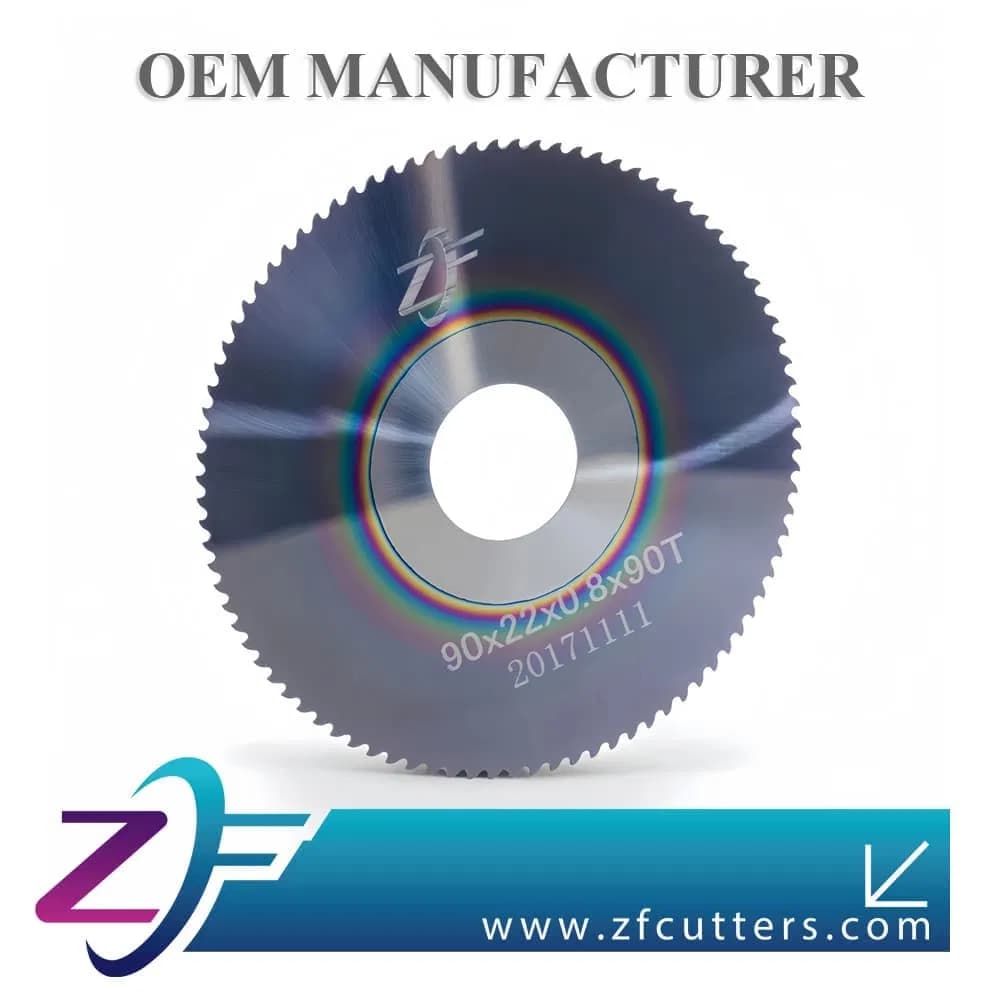 High-Performance Helical Slitting Saw Blades for CNC Machines
