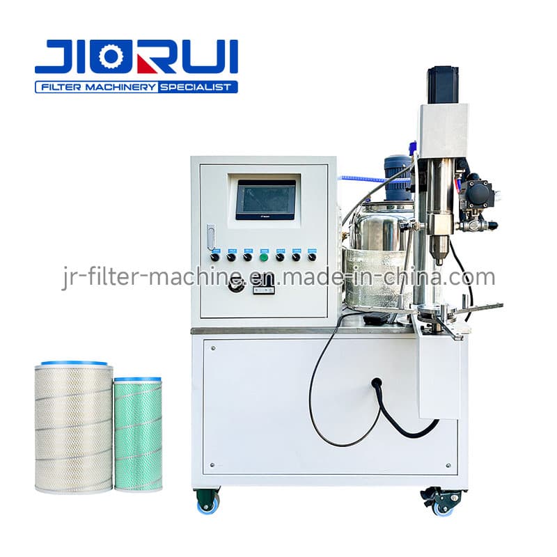 Good Quality End Cover Glue Injection Machine Truck Air Filter Making Machine