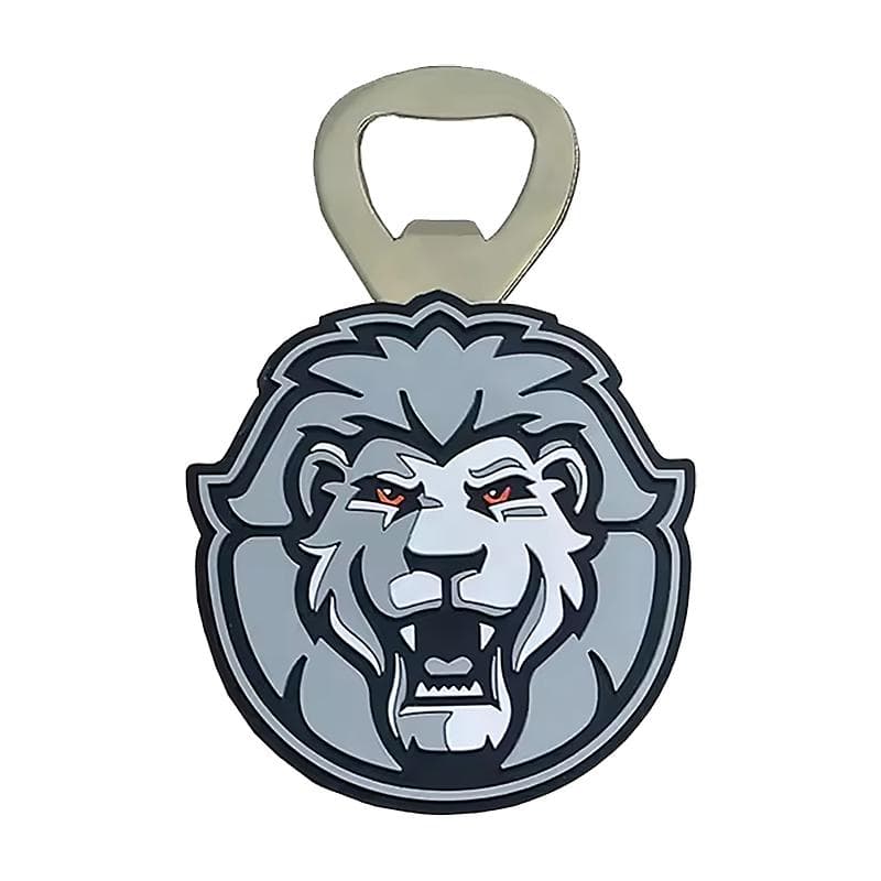 Wholesale Cheap Blank Beer Soft Magnet Rubber Metal Round Custom PVC Bottle Opener